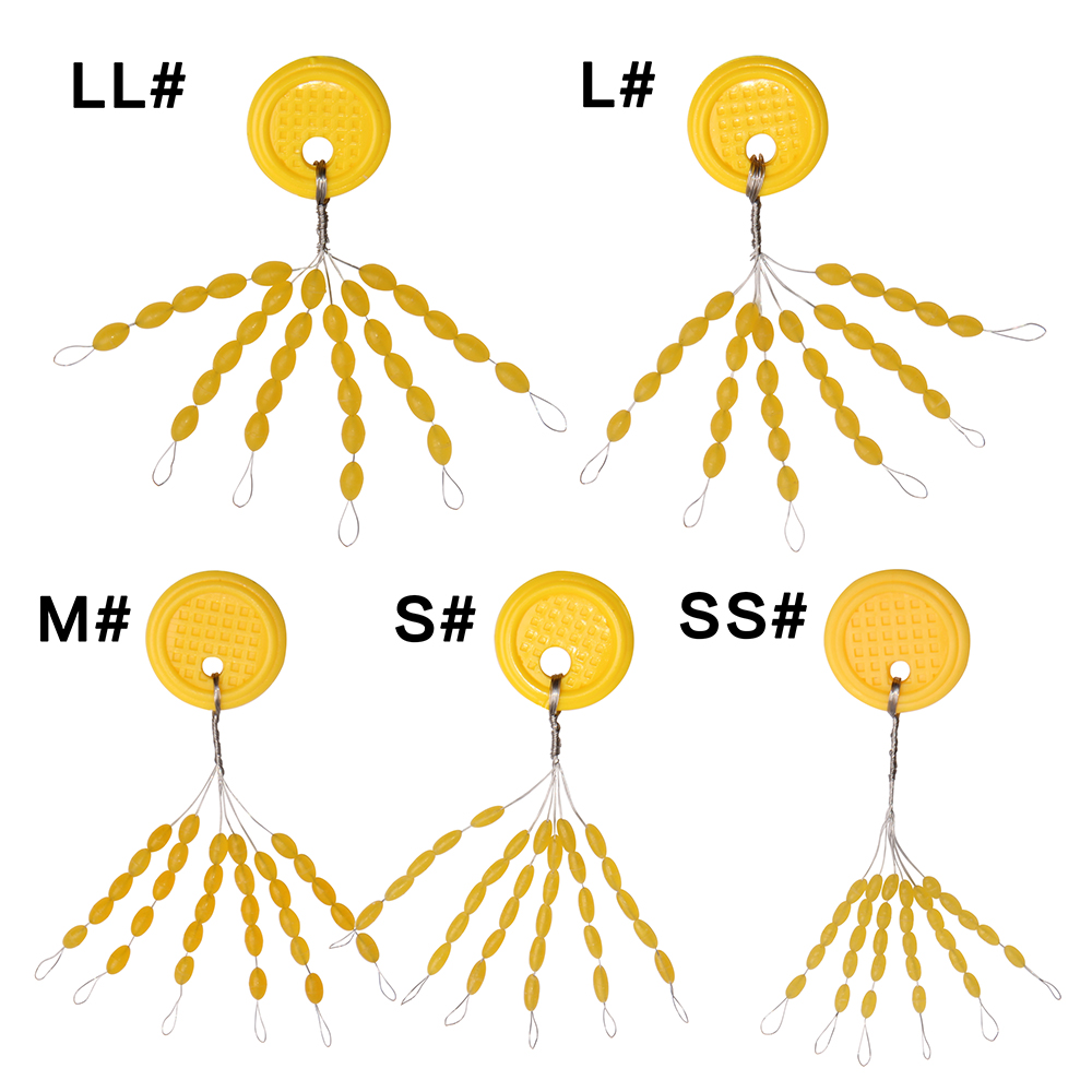 180 قطعة المطاط الصيد تعويم سد - مراجعة Fishing Boat Anchor وسعره